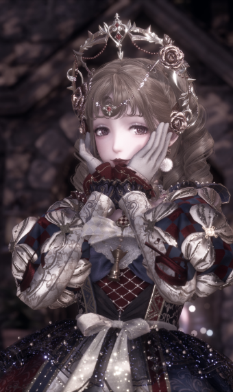 red gold queen image