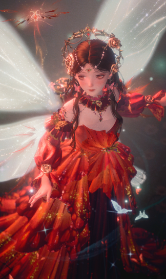 Crimson Butterfly image