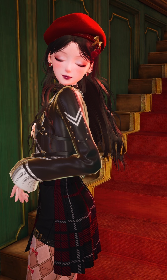 burgundy baddie image