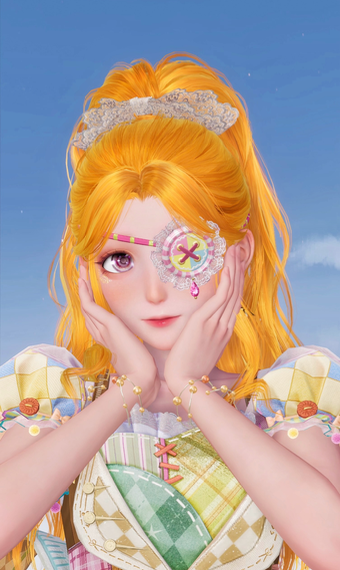 Colorful doll image