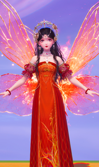 Fluttering Firelight image