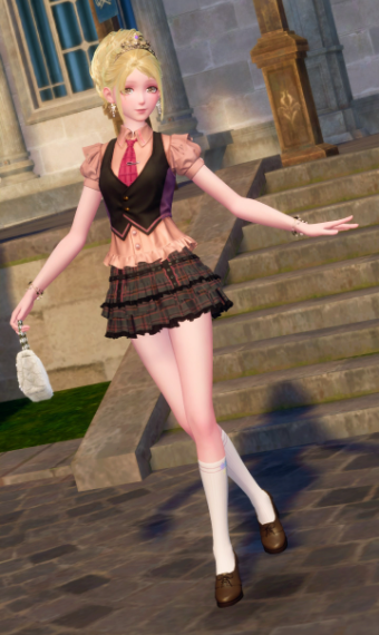 nikki school - you can tell she's a princess image