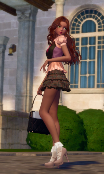 nikki school - girl on fire image