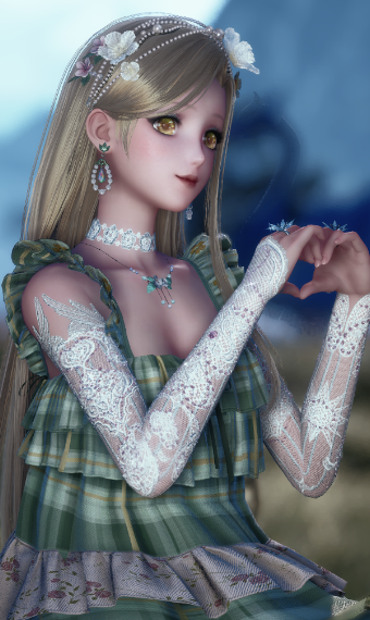 Green heart image