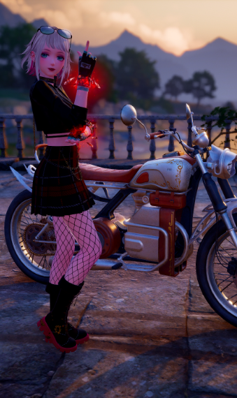 90s Anime Biker image
