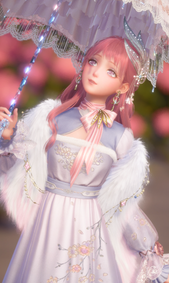 Pink florals image