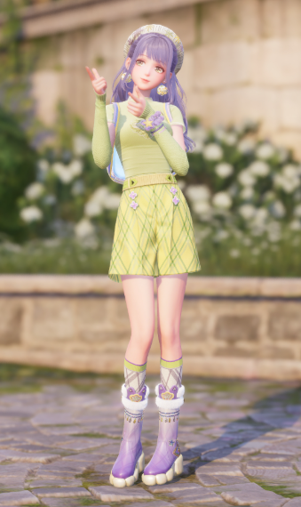 Green and Purple image