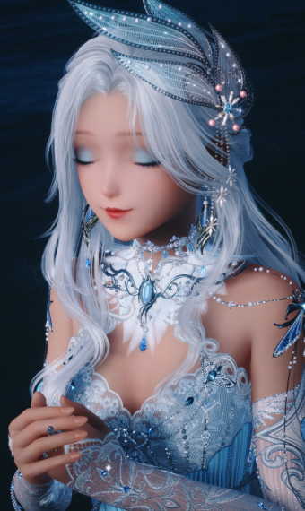 Moonlit dewdrops image