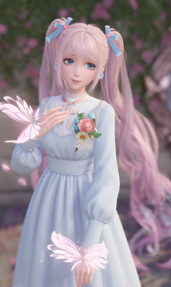 Casual Pink and Blue image