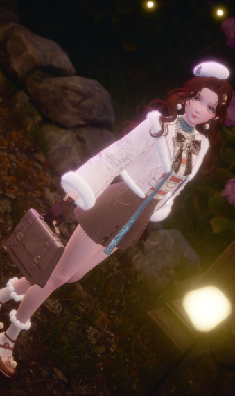poofy business image