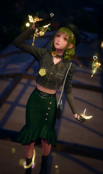 Nikkienne Westwood - Green & Gold image