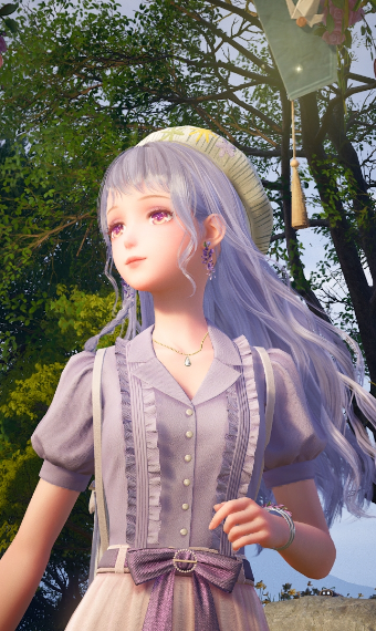 Rural girl with a dream image