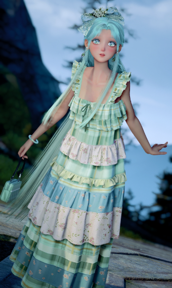 Strolling through the Verdant Fields image