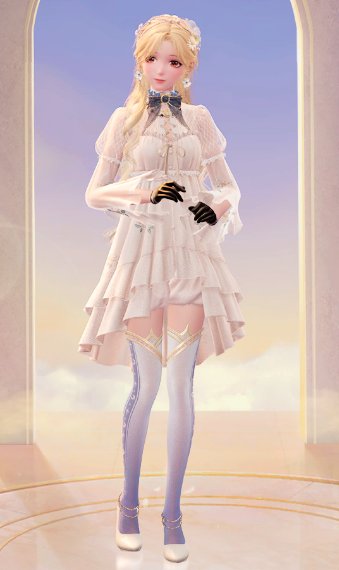 my friends made a Lumine cosplay image