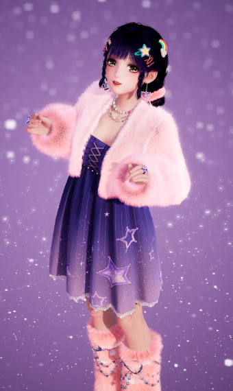Purple star image