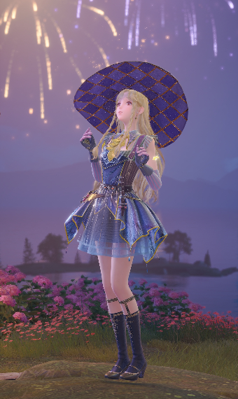 Firework witch image