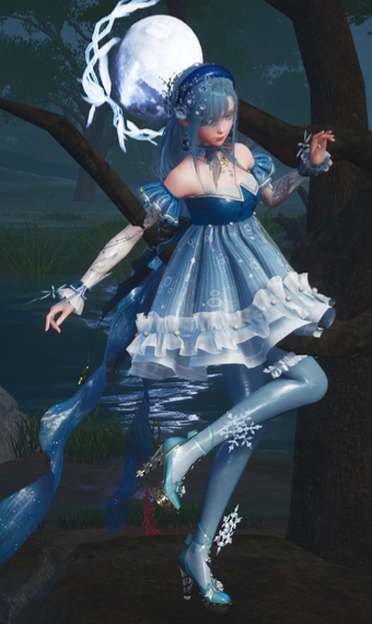 All blue hue image