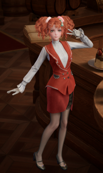 Common waitress image