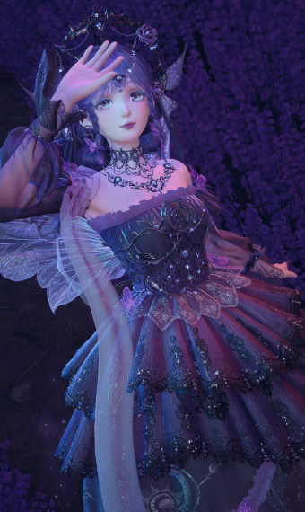 Violet Amongst Lilacs image