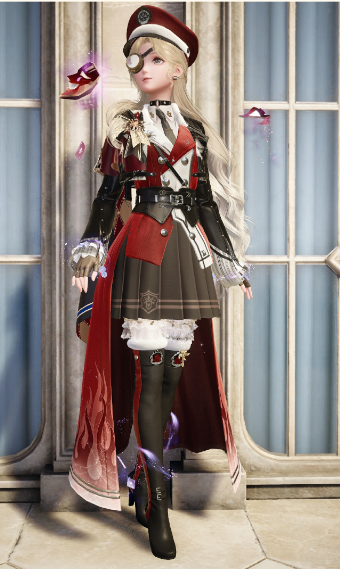 Crimson snowstorm uniform image