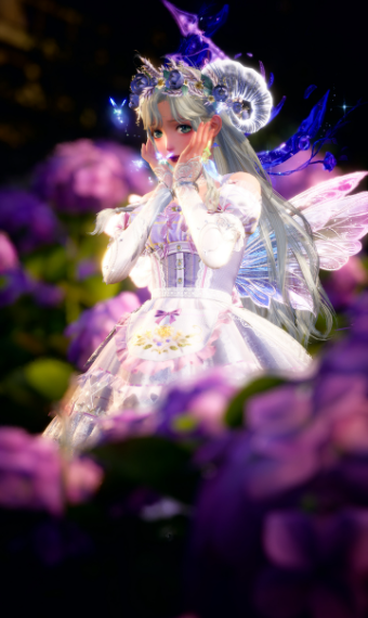 Shy fairy image