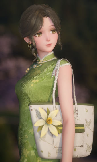 Dress Challenge - 15. Green Blossom in the Sun image