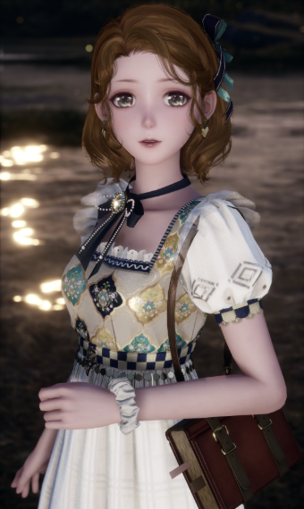demure. image