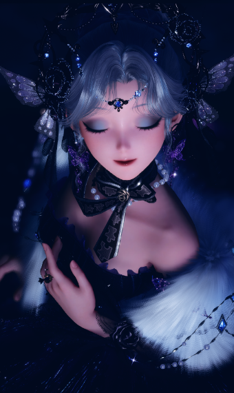 Lady night image