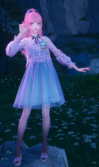 Canon Nikki in a Starlit Field image