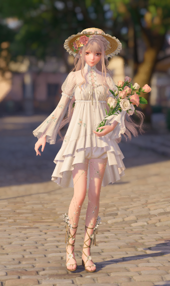 floral and lace image