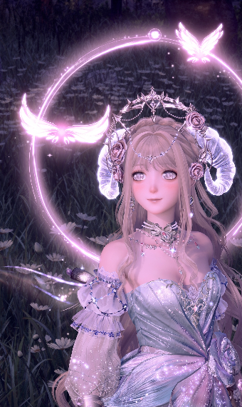 pink forest fairy image
