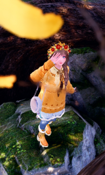 Yellow forest image