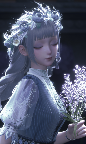 Lavender girl image