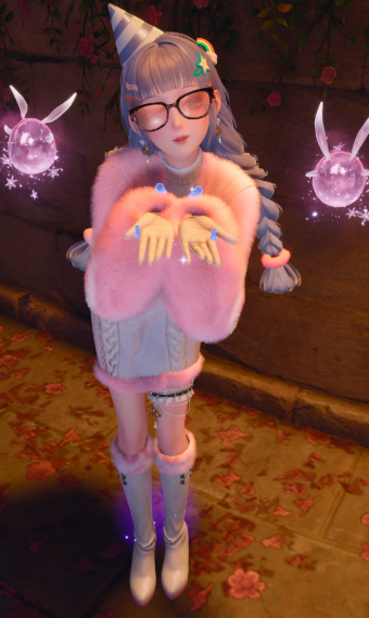 Scam-o-matic fluffy outfit image