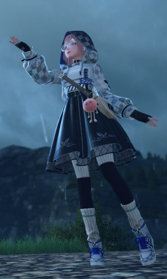 Black&Blue Raincoat image