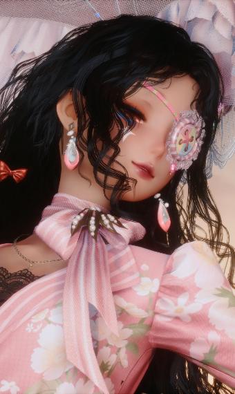 pink harlequin image