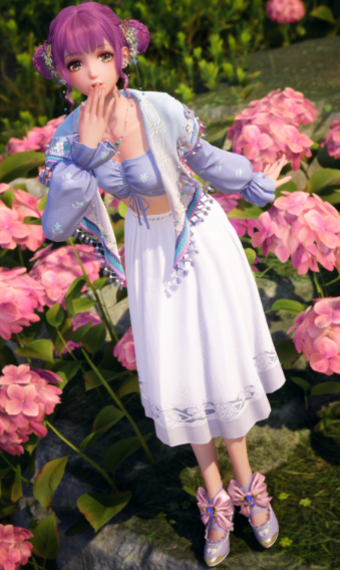 floral buns image