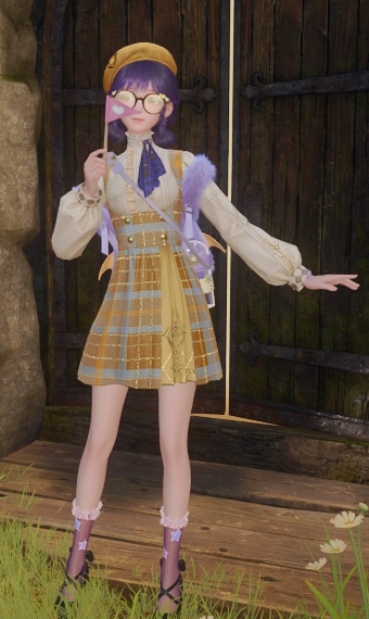 purple yellow nikki image