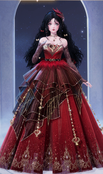 ballroom nikki - fairytale swan third evo image