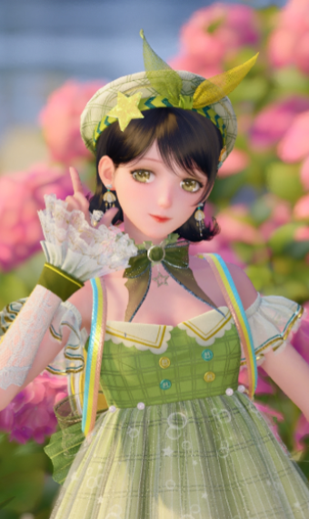 Spring adventure green & yellow image