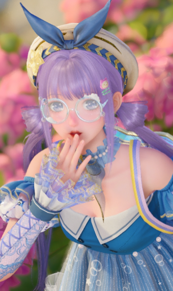 Spring adventure blue & purple image