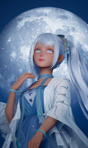 Playful Moon Spirit image