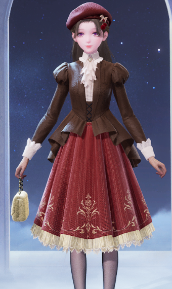Red lady image