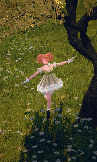 frolicking image
