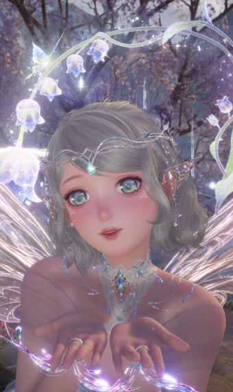 Glitter fairy image