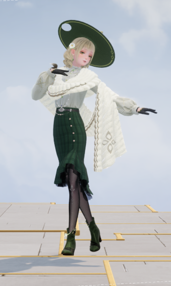 elegant green look (my fav outfit) image