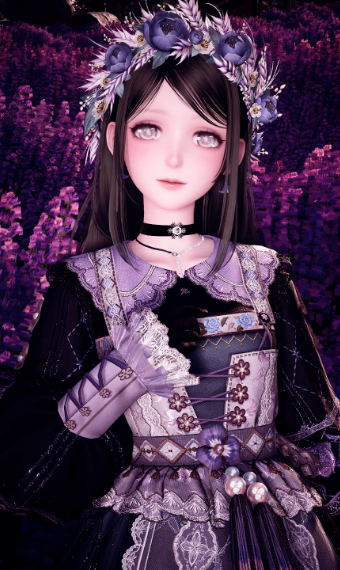 Lavender meets black (+matching Momo) image