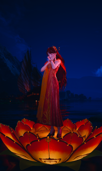 Blooming red image
