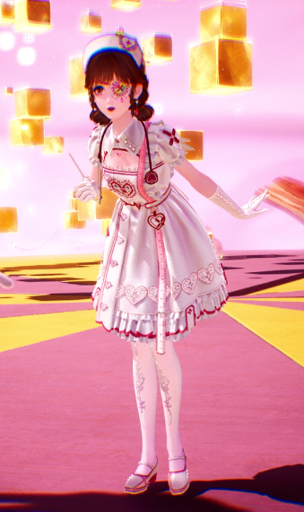 Cute and a little creepy nurse image
