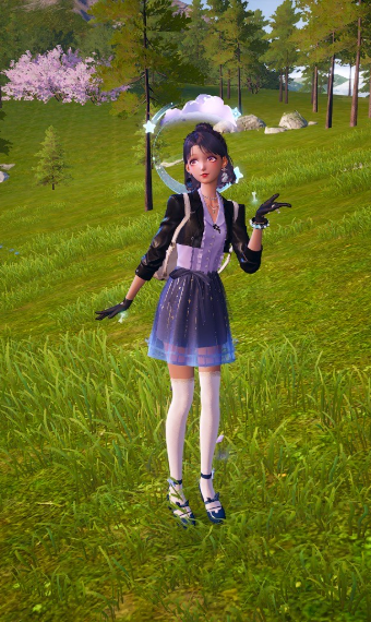 A modern touch and a hint of purple image